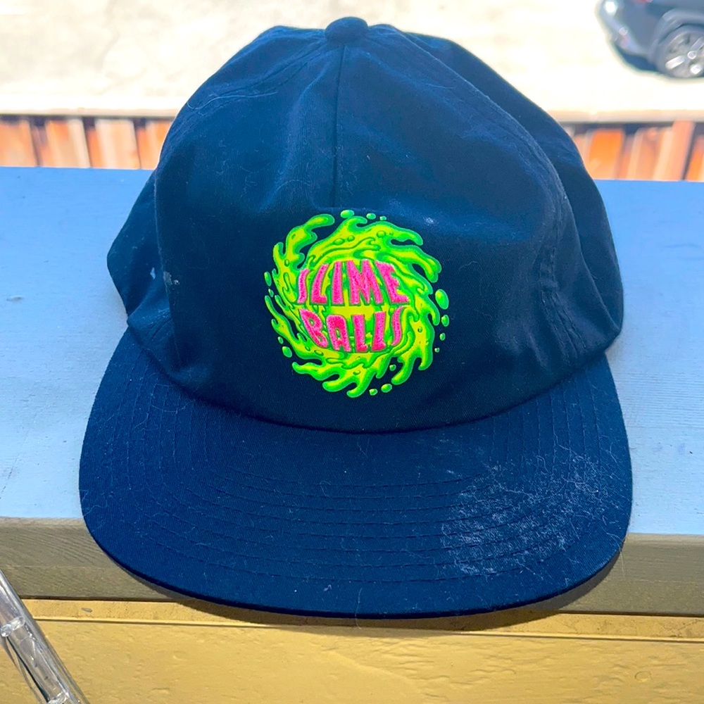 Slime Balls Santa Cruz black low pro dad cap soft